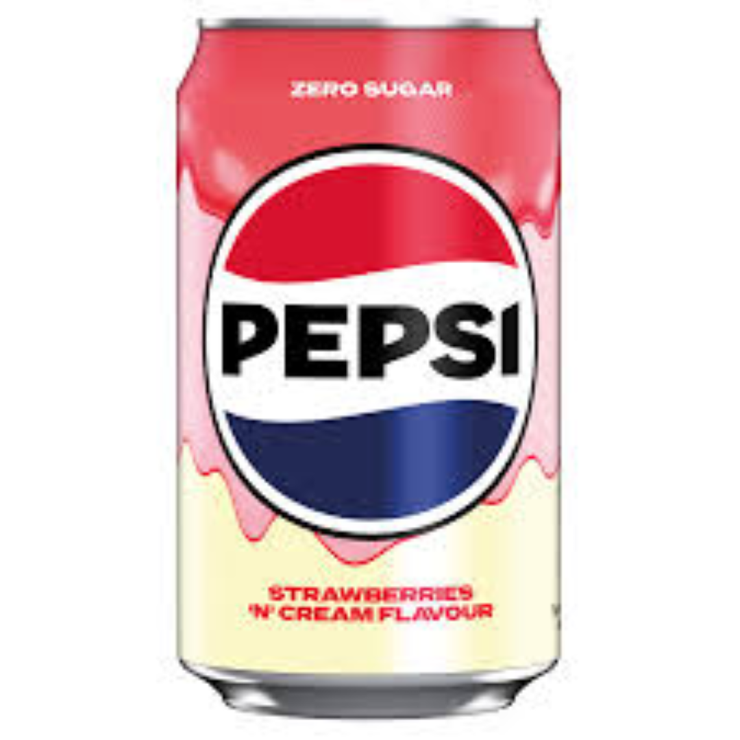 PEPSI STRAWBERRY N CREAM 330ML